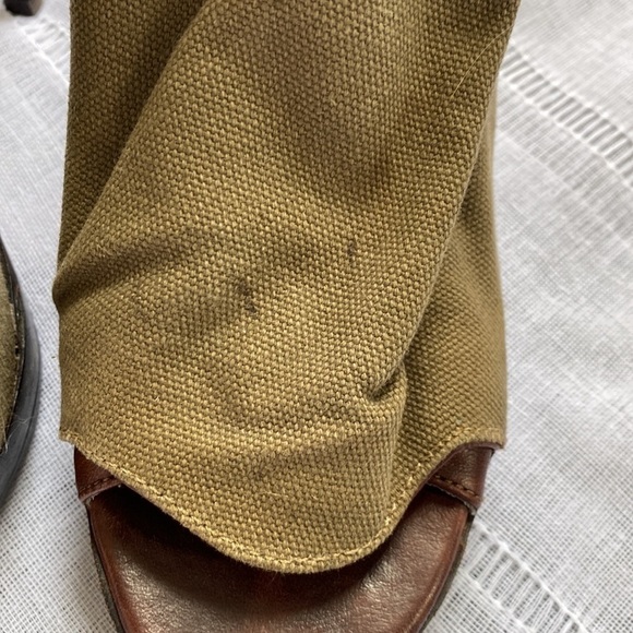 Dolce Vita canvas peep toe stilettos. * - Picture 9 of 13